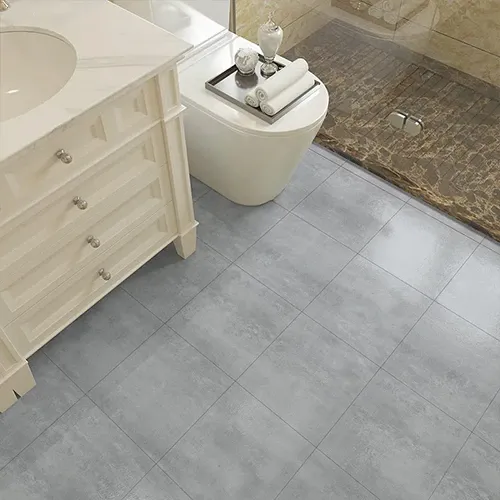 Vinílicos Heterogéneo Suelo Vinílico Adhesivo | Loseta Gris Piedra 2,5m²